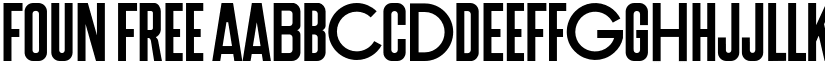 Foun Free font