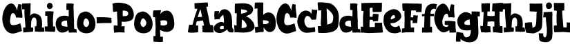Chido-Pop font