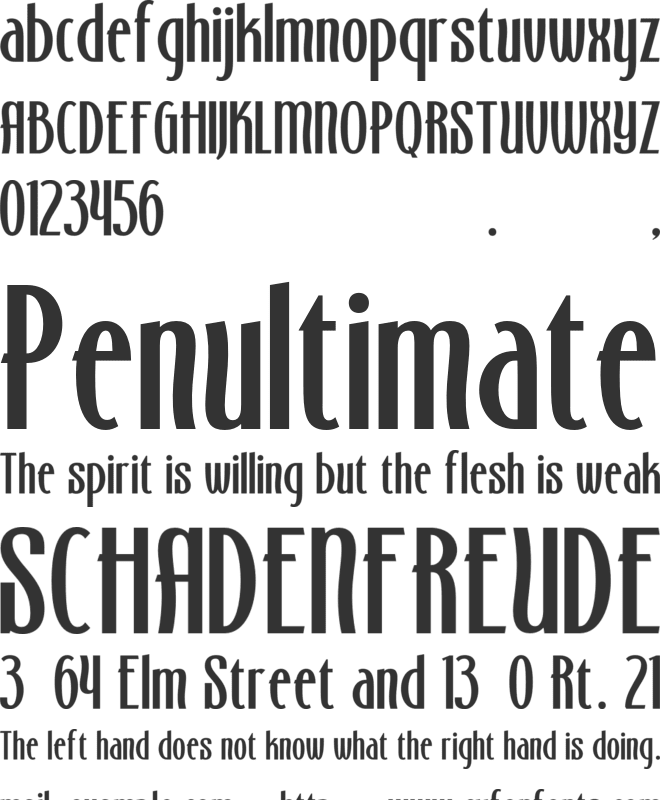 Kashtani font preview