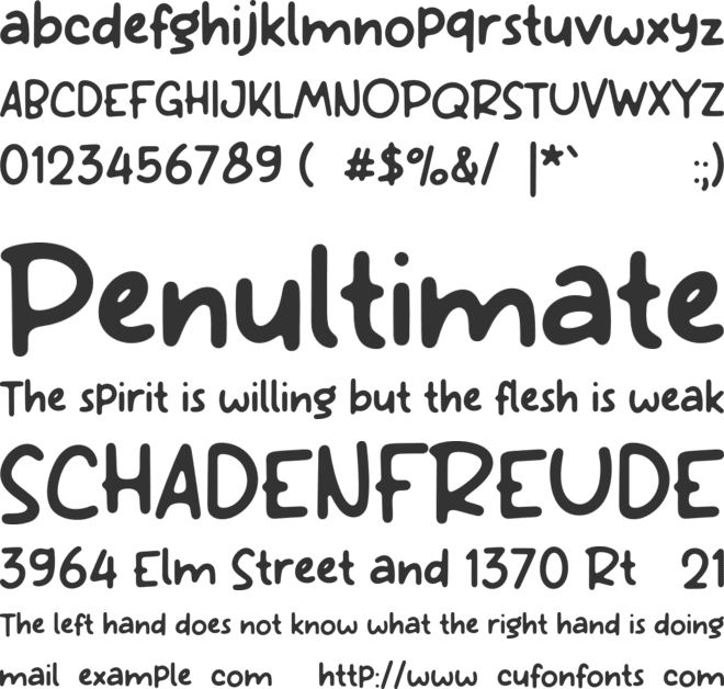 PGR Getaway Car font preview