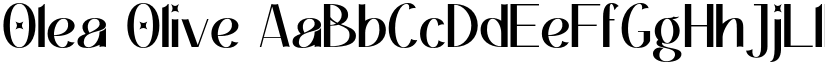 Olea Olive font
