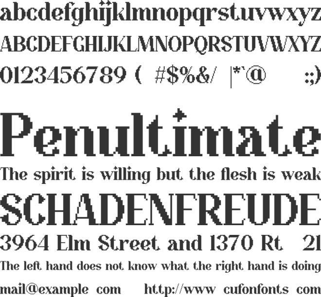 Star Crush font preview