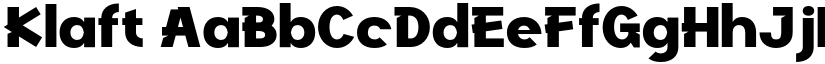 Klaft font