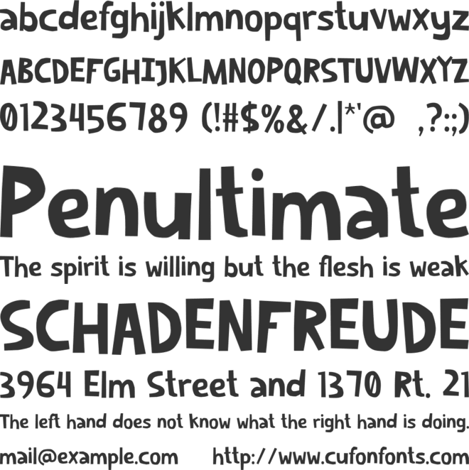 Matchalab font preview