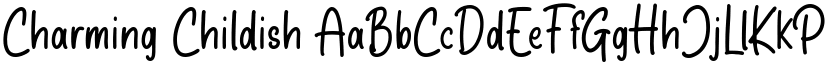 Charming Childish font
