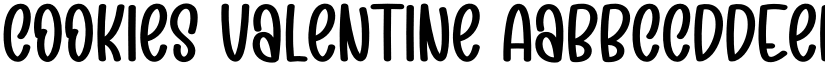 Cookies Valentine font download