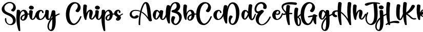 Spicy Chips font download