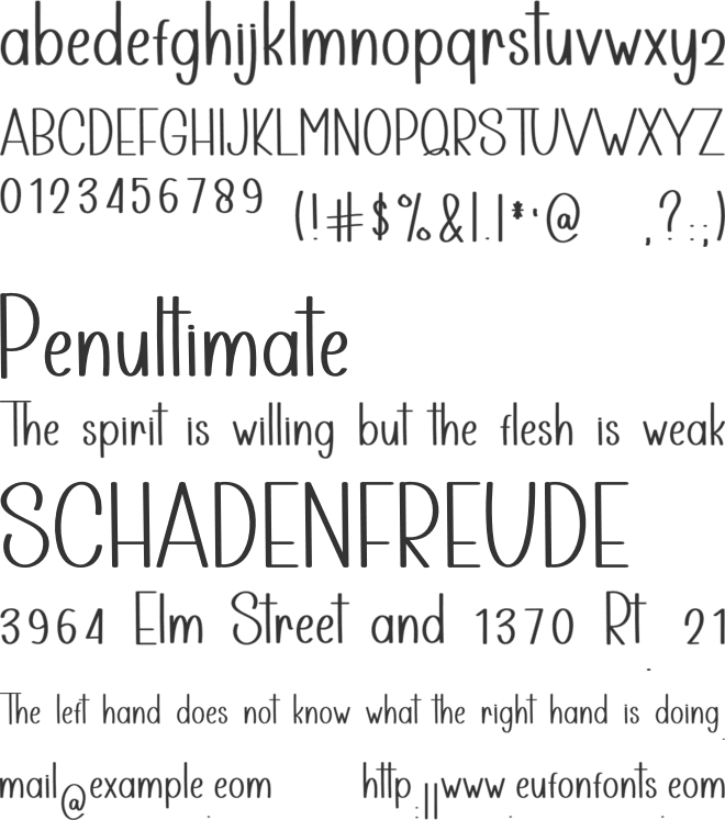 Jungle Adventure font preview