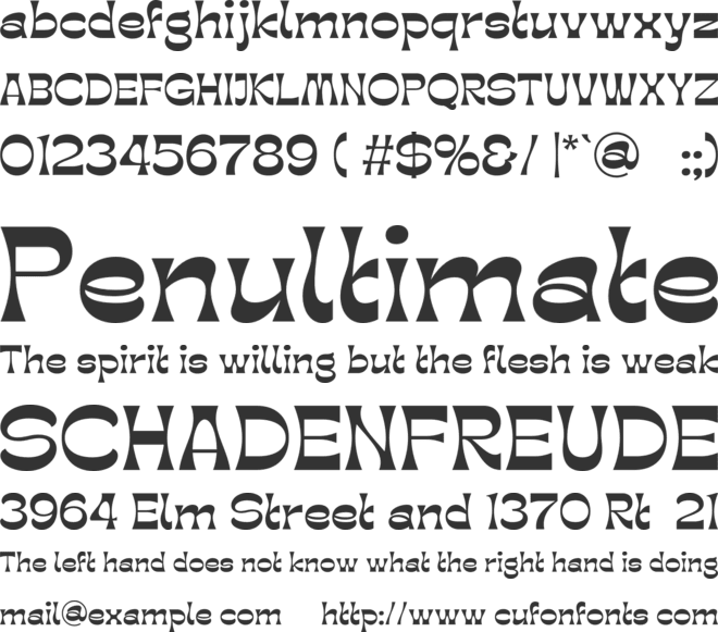 Discoper font preview