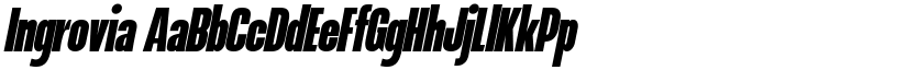 Ingrovia font