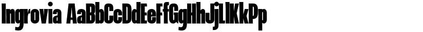 Ingrovia font