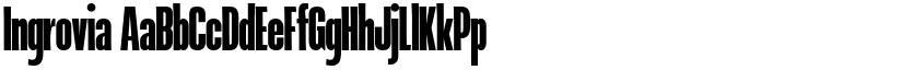 Ingrovia font