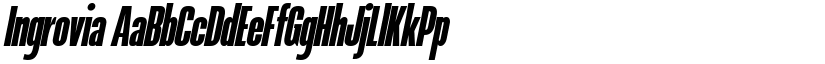 Ingrovia font