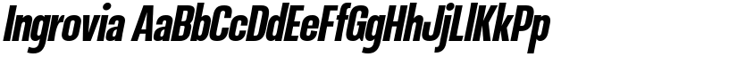 Ingrovia font