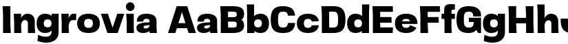 Ingrovia font