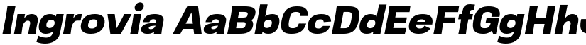 Ingrovia font