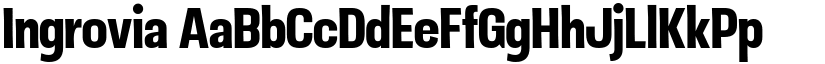 Ingrovia font
