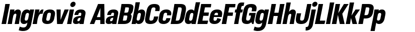Ingrovia font