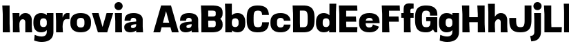 Ingrovia font