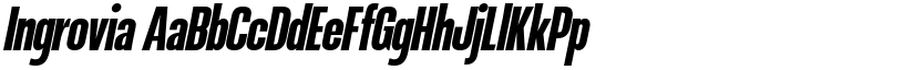 Ingrovia font