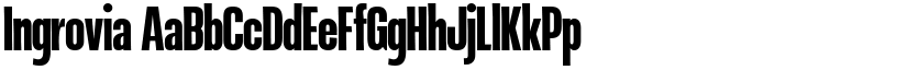 Ingrovia font