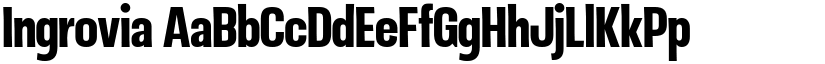 Ingrovia font