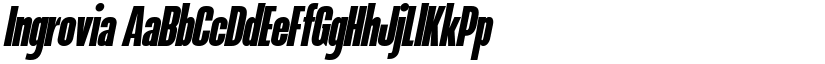 Ingrovia font