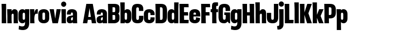 Ingrovia font