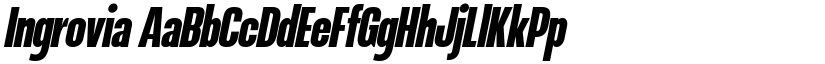 Ingrovia font
