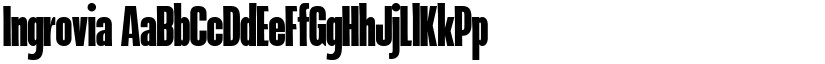 Ingrovia font