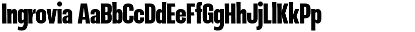 Ingrovia font