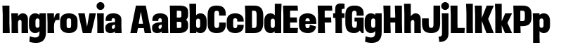 Ingrovia font