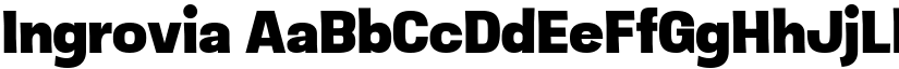 Ingrovia font