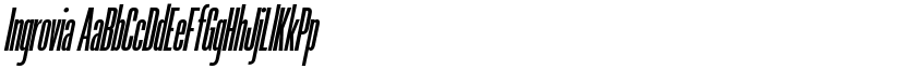 Ingrovia font