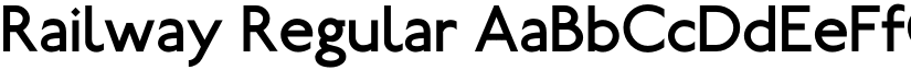 Railway Regular font
