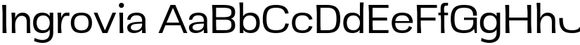 Ingrovia font