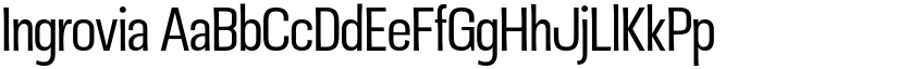 Ingrovia font