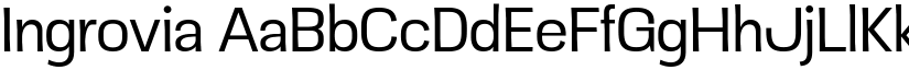 Ingrovia font