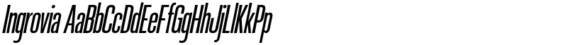 Ingrovia font
