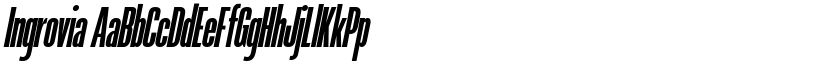 Ingrovia font