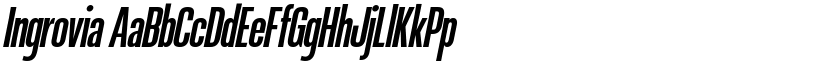 Ingrovia font