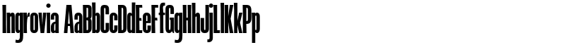 Ingrovia font
