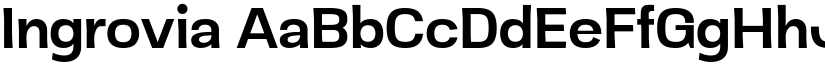 Ingrovia font