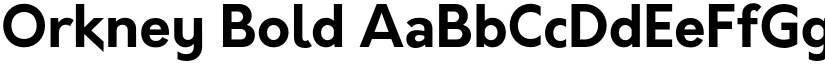Orkney Bold font