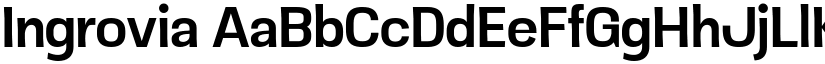 Ingrovia font