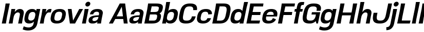 Ingrovia font