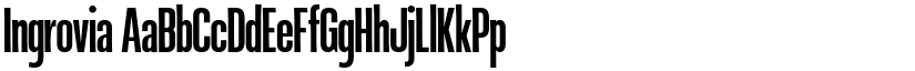 Ingrovia font