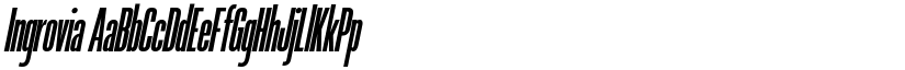 Ingrovia font