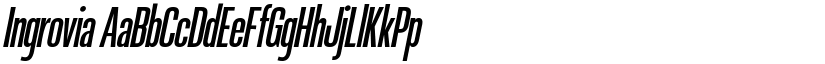 Ingrovia font