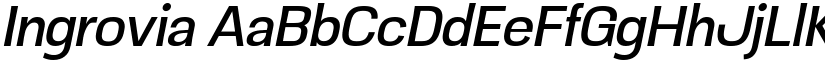 Ingrovia font